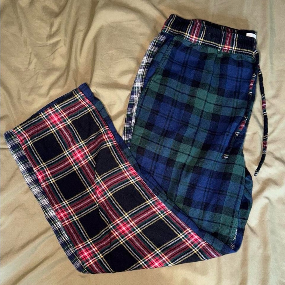 Plaid Flannel PJ Pants, Multicolor